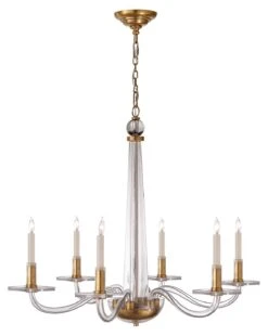 Robinson Chandelier, Antiqued Brass