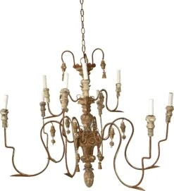 Oversized Wood Chandelier