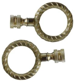 Brass Rope Lamp Finials - A Pair -Lighting Promotion Store vmf vendor INW 4856413 1571882200288 319597