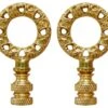 Brass Wreath Lamp Finials - A Pair -Lighting Promotion Store vmf vendor INW 4856447 1571540480609 577317