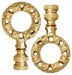 Brass Wreath Lamp Finials - A Pair -Lighting Promotion Store vmf vendor INW 4856447 1571540518478 679870