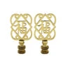 Chinoiserie Brass Lamp Finials - A Pair -Lighting Promotion Store vmf vendor INW 4902411 1615306935760 496327