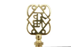 Chinoiserie Brass Lamp Finials - A Pair -Lighting Promotion Store vmf vendor INW 4902411 1615306969232 864919