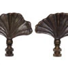 Antiqued Brass Shell Lamp Finials, Pair -Lighting Promotion Store vmf vendor INW 4924928 1645142557735 850683