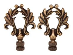 Ear Of Wheat Brass Lamp Finials - A Pair -Lighting Promotion Store vmf vendor INW 4929018 1649632598080 469363