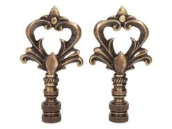 Neoclassical Brass Lamp Finials - A Pair -Lighting Promotion Store vmf vendor INW 4929019 1649632759982 804873
