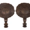 Palm Tree Medallion Lamp Finials, A Pair -Lighting Promotion Store vmf vendor INW 4946276 1683056173687 418423