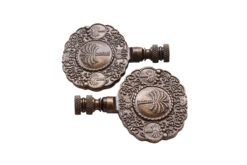 Palm Tree Medallion Lamp Finials, A Pair -Lighting Promotion Store vmf vendor INW 4946276 1683056199816 452602